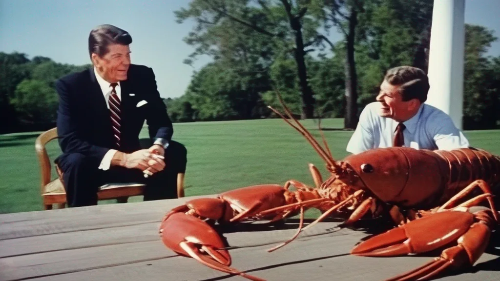 This looks more like Reagan's pet lobster