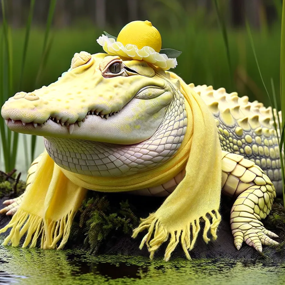 ITS HAT IS A LITERAL LEMON I'M DYING