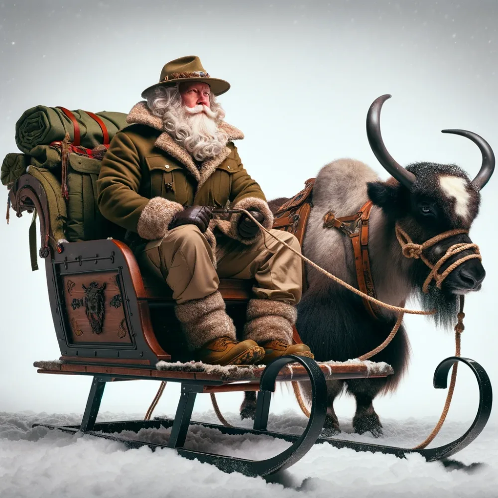 This santa looks very.... let's just say.... colonial