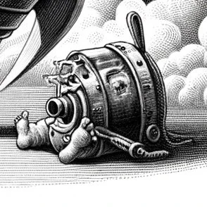 Is this a motor!? Why does it have feet!?