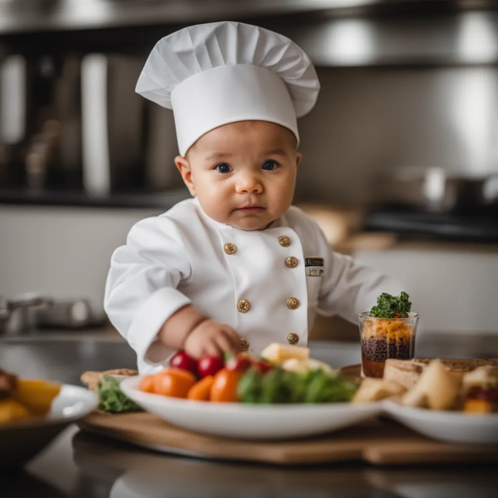 At least these babies love vegetables