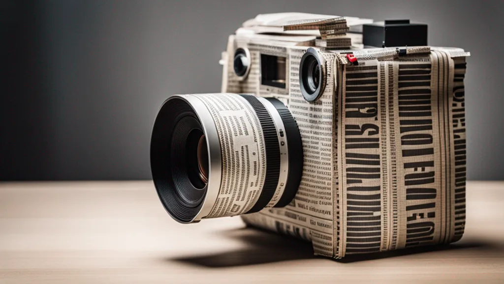 Still not a video camera, but it did get the half-camera/half-newspaper thing right