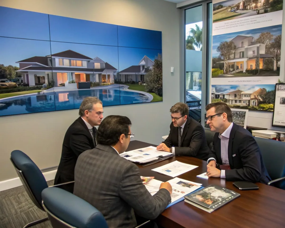 "Here at Monster Houses Real Estate, all we sell are monster houses."