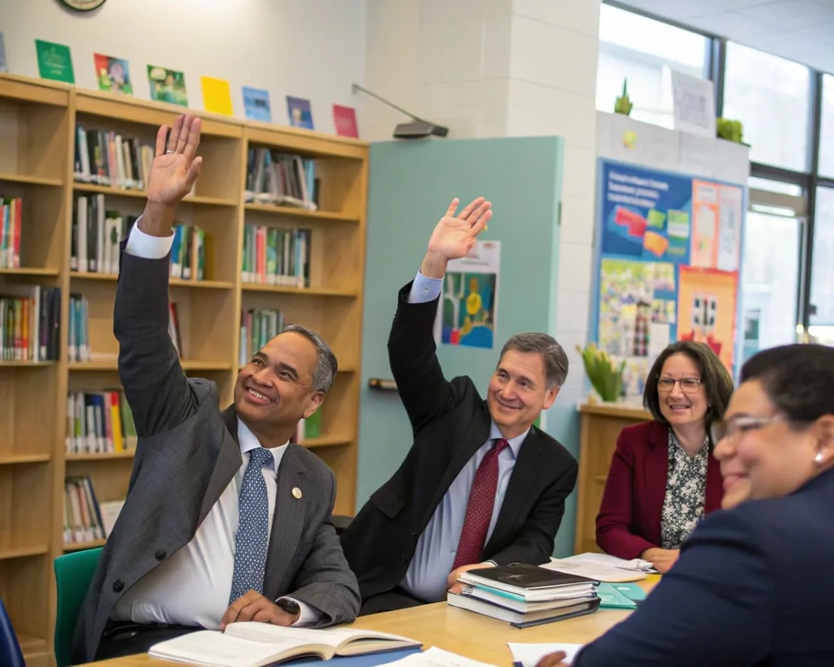 Love that they're sitting at a library desk sized for nine-year-olds