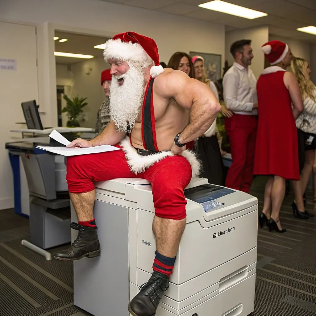 Everyone's trying to just pretend Santa's not there