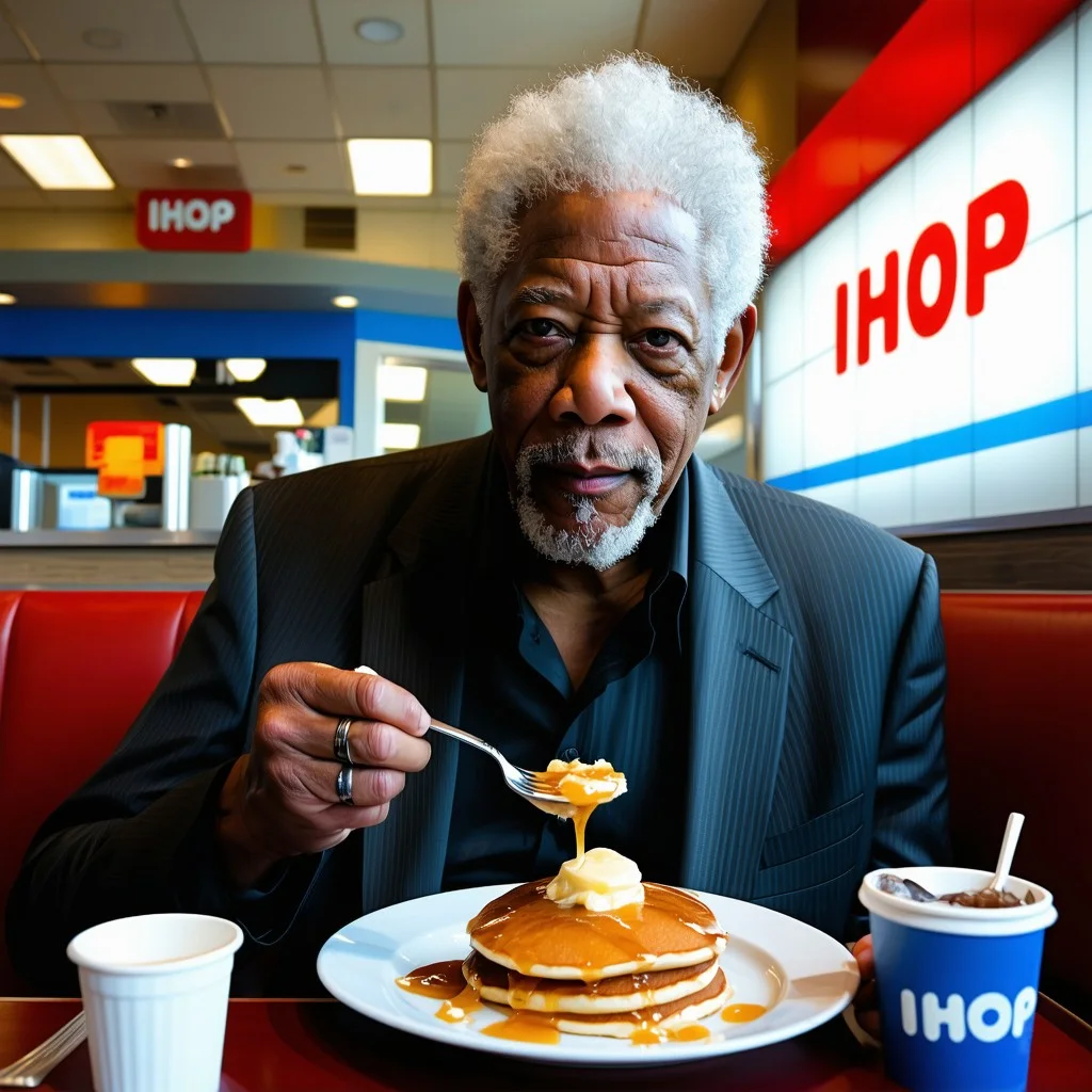 Not even AI can depict Morgan Freeman dressed anything other than tastefully