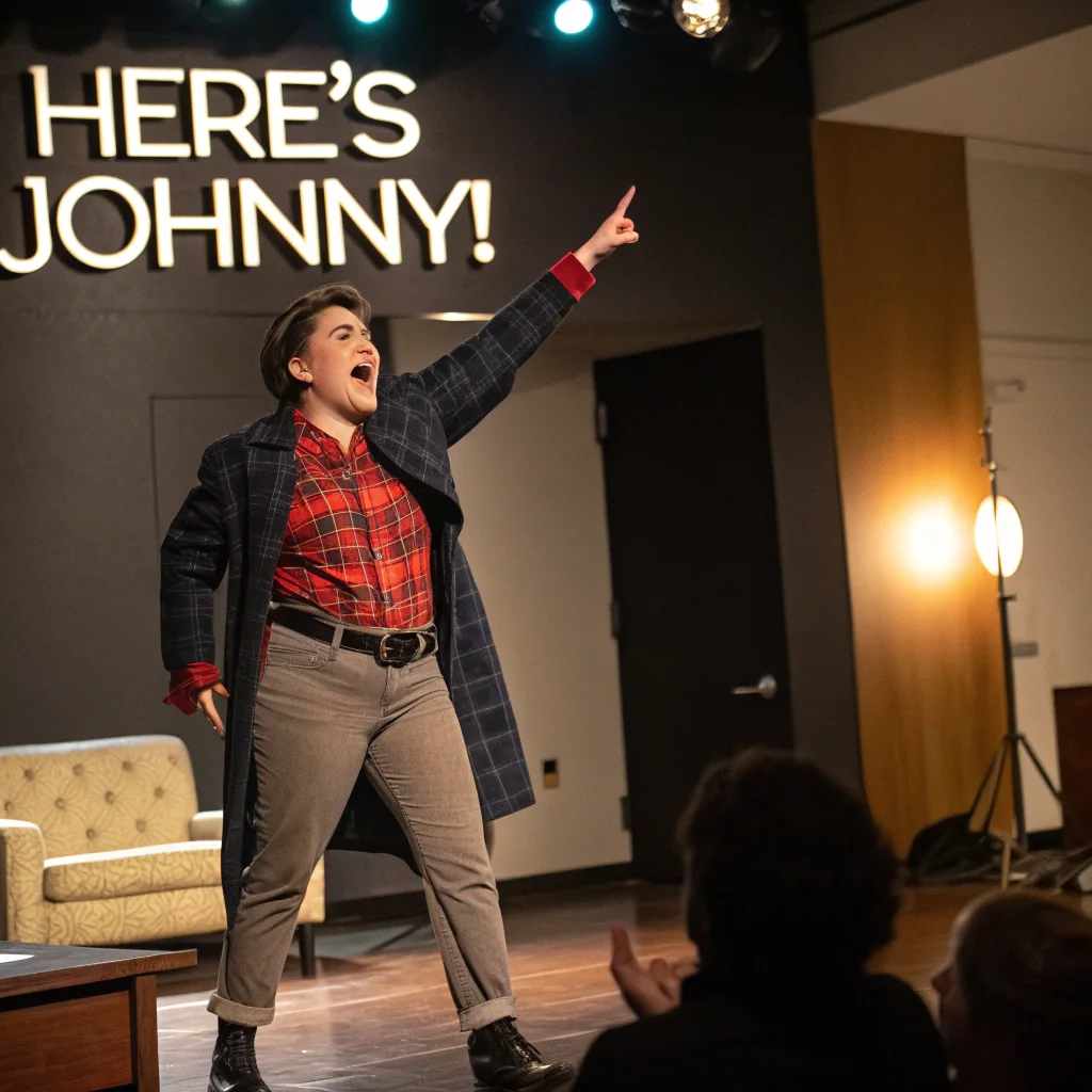 ... performing in a one-person low-budget play