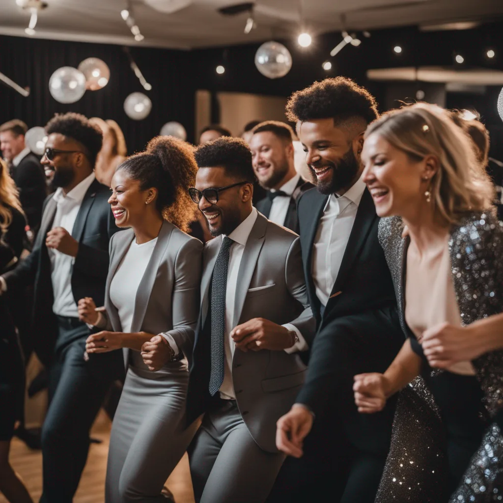 The hands here are a train wreck but I love this image for making them look like a soul artist's backup singers.