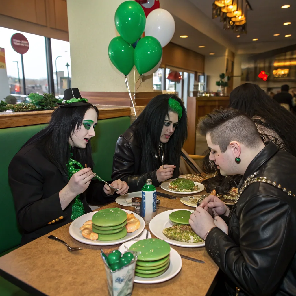 Which pair feels more awkward; the pair that dressed up for St. Patrick's Day or the pair that didn't?