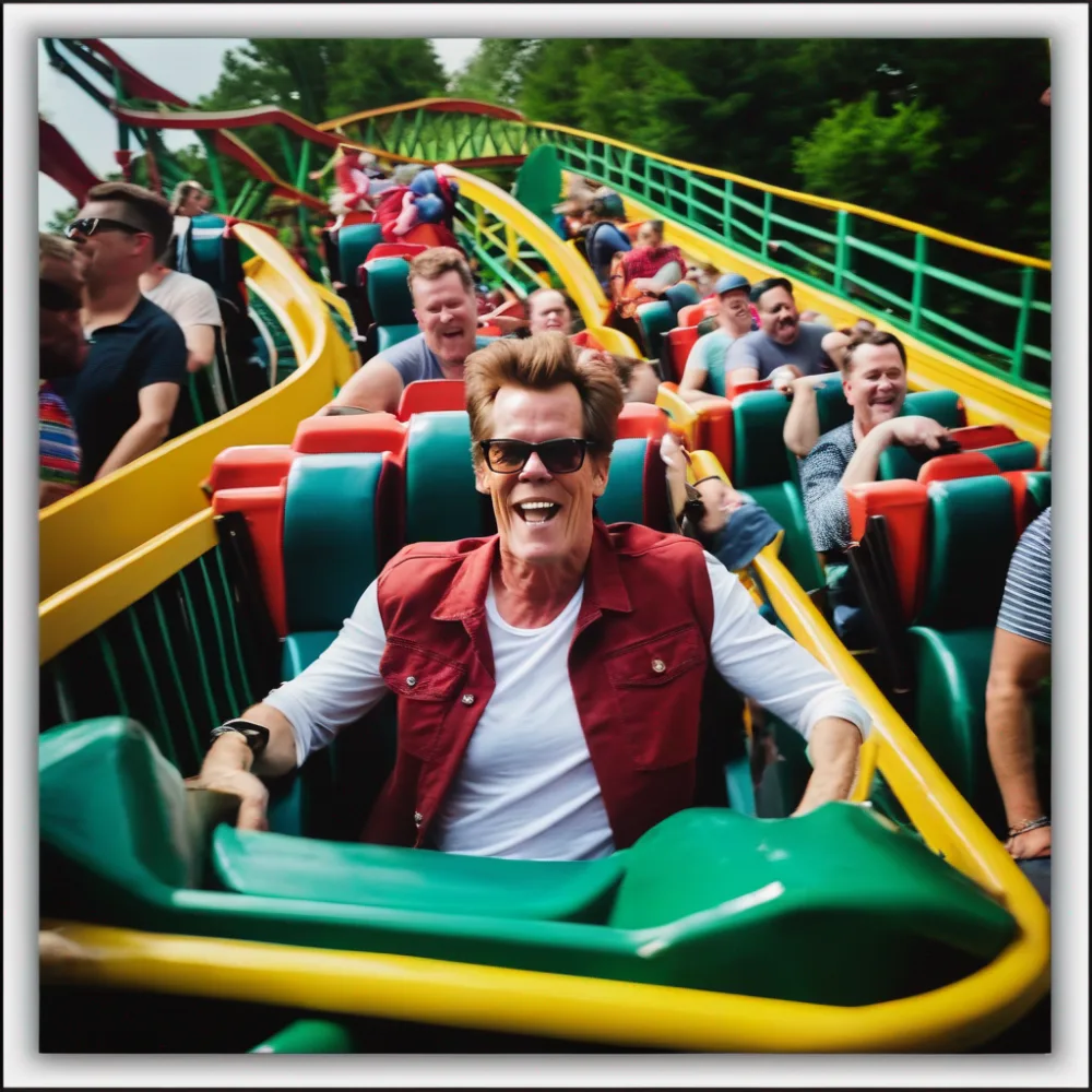 Celebrities always get to ride in the front car.