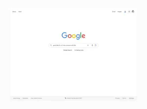 An animated screen capture of Google's SGE for shopping