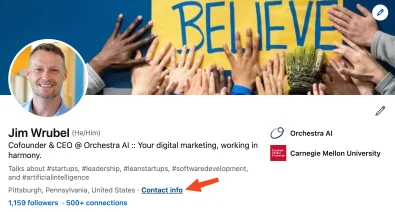 Yes, the link is there, but who'll ever see it?