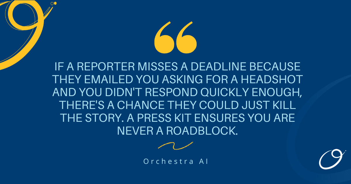 Don't let not having a press kit be the reason you miss out on the coverage your business deserves.